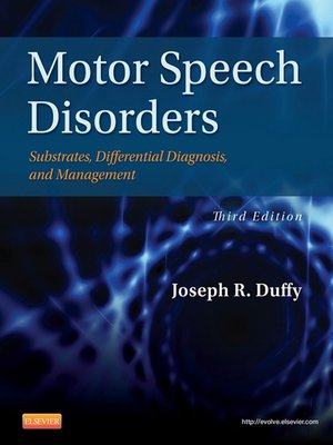 cover image of Motor Speech Disorders--E-Book